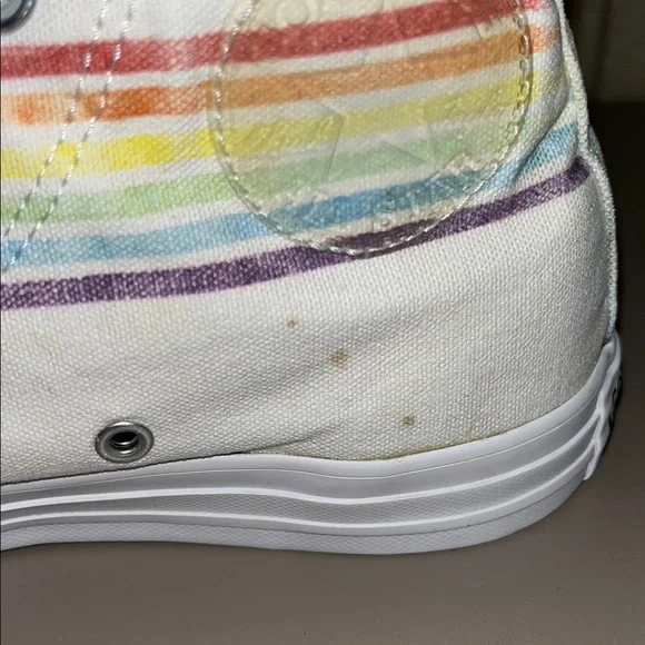 Converse high top rainbow (pride) shoes | size 8 - Picture 6 of 7